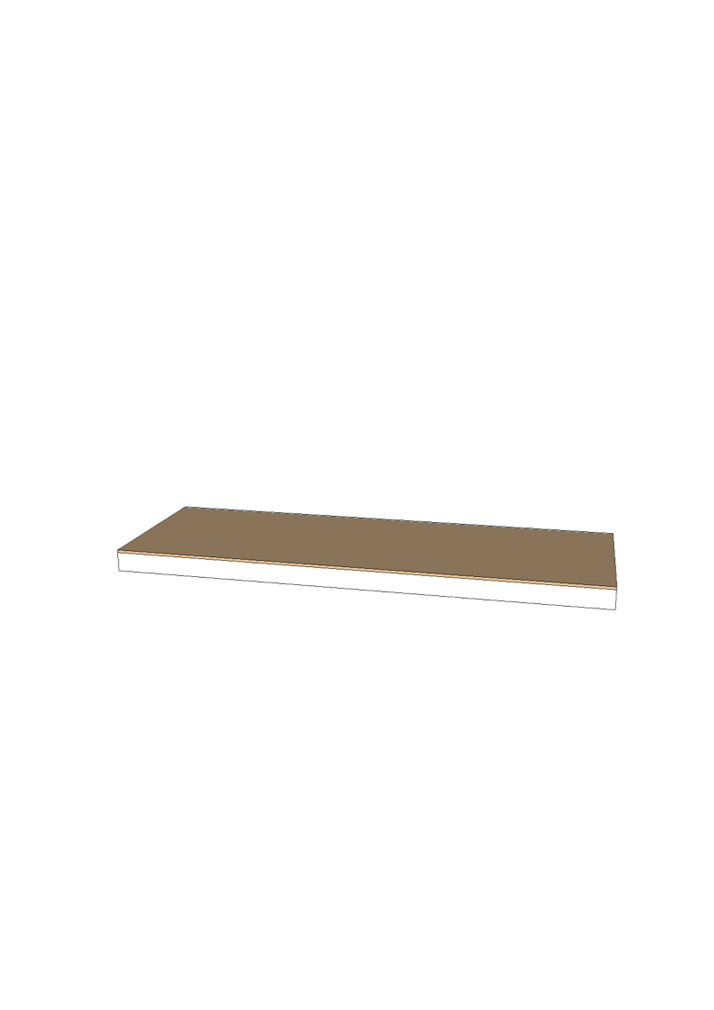 Bestå toppskiva 180x40 cm BESTÅ topplate 180 x 40 cm, 0S - Bilde 1