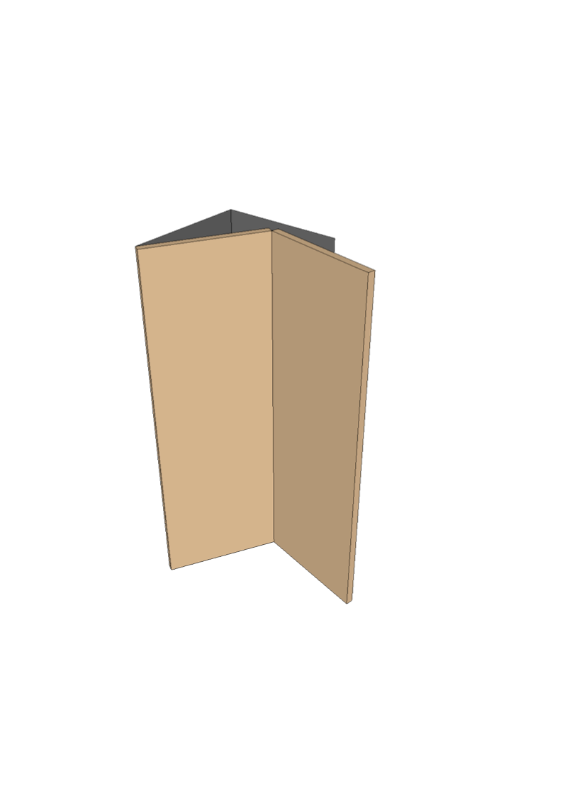 Method 26x80 corner vh METOD corner cabinet doors 26 x 80 cm - Image 1