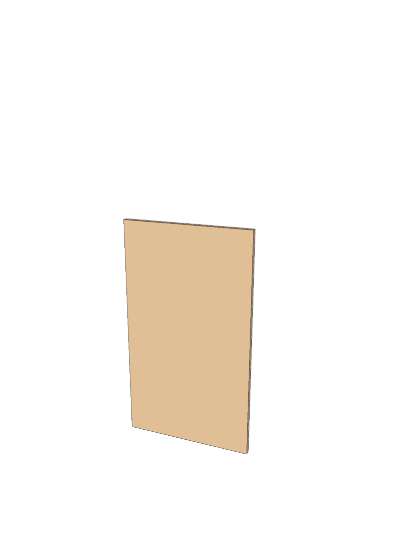 PLWD-IF-P-L70X40 FAKTUM Skuffefront 40 x 70 cm - Bilde 1