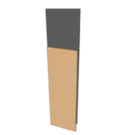 FAKTUM Skap foran 60 x 125 cm