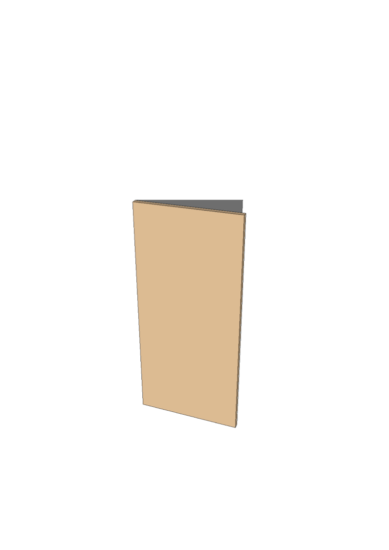 PLWD-IF-P-S70X32 FAKTUM Skabsfront 32 x 70 cm - Billede 1