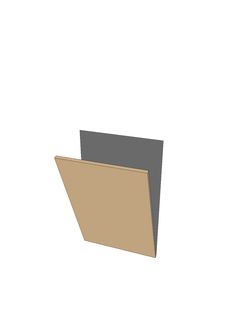 PLWD-IF-P-S70X45D FAKTUM Skap foran 45 x 70 cm, D - Bilde 1