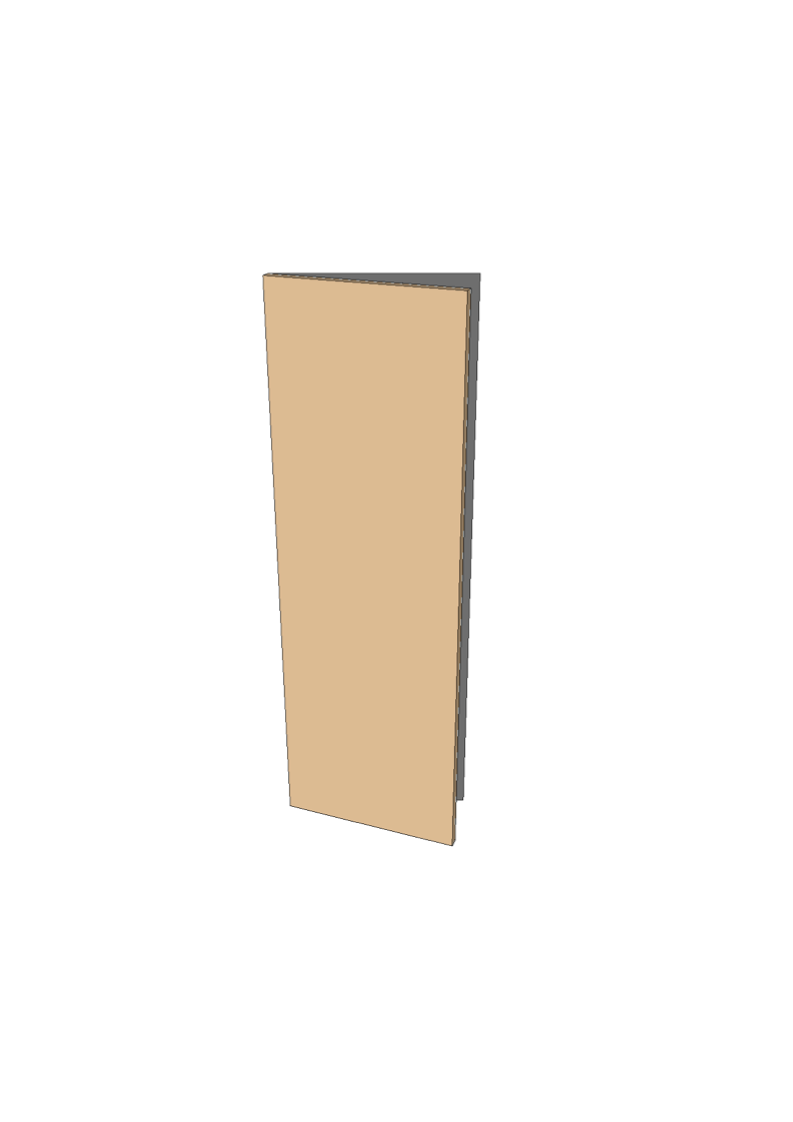 PLWD-IF-P-S92X30 FAKTUM Skabsfront 30 x 92 cm - Billede 1