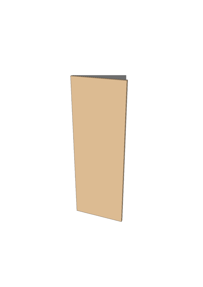 PLWD-IF-P-S92X32 FAKTUM Skabsfront 32 x 92 cm - Billede 1